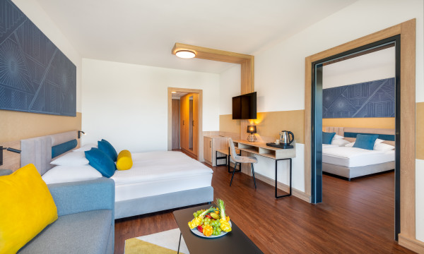 Hunguest Hotel Szeged, Family room (2 connecting double rooms)